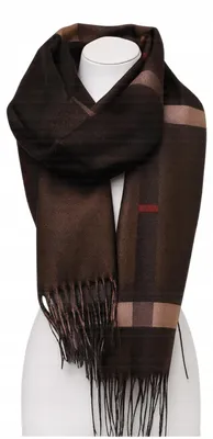 Produktbild von Moraj Damen-Schal Kariert mit Glitzer Stilvoll Warm Schwarz