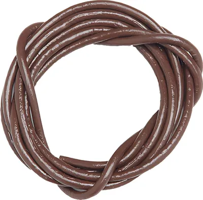 Produktbild von Lederriemen dunkelbraun 2mm/1m