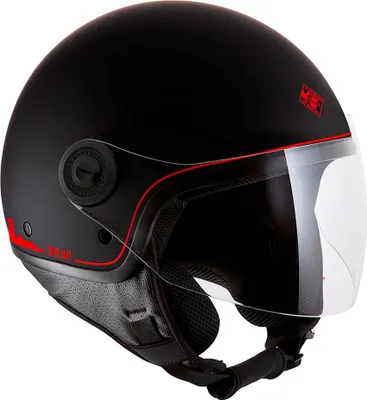Zdjęcie produktu dla Kask Tucano Urbano El'jettin 6.0 Ac Milan Jet czarny M czarny M