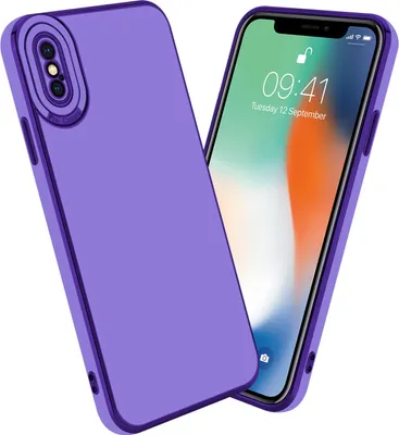 Produktbild von Cadorabo Hülle für Apple iPhone XS MAX Schutz Hülle in Lila Etui Handyhülle Cover Case TPU Kameraschutz