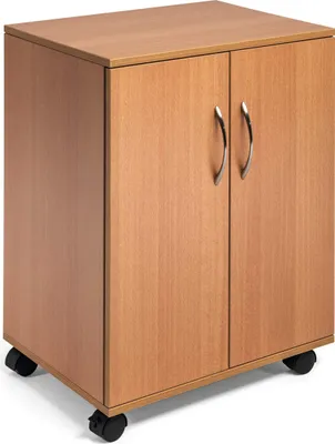 Obrázek produktu pro DURABLE Multifunk?ní pojízdný stolek TROLLEY 74/53 uzavíratelný, buk, 311547