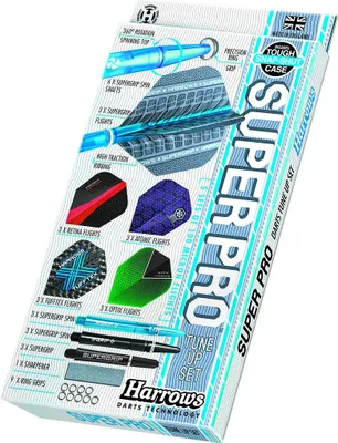 Imagen del producto de Kit de accesorios para dardos Harrows Dart Zubehörset Pro Tune Up: juego completo de dardos de varios colores