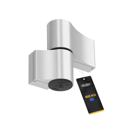 Produktbild von NAJDER Aluminium-Türscharnier - Jocker Typ - Aufschraubband - Doppelscharnier - Scharnier - für Türen - 1 Stück -Montageabstand 67mm - Silber
