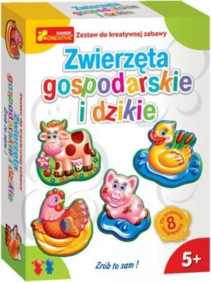 Produktbild von Ranok-Creative Gipsmagnete „Tiere“ – Kreativset für Kinder