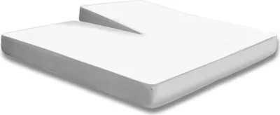 Produktbild von Split Topper Spannbettlaken weiß 180x200 - 200x200 cm Heavy Jersey Baumwolle