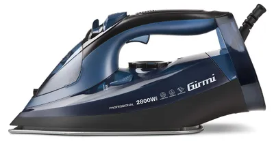 Imagen del producto de Girmi ST62, plancha de vapor y de seco, suela de acero inoxidable, 140 g/min, color , morado, 30 g/min, 0,38 l