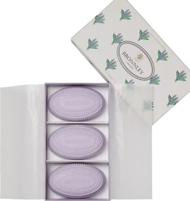 Produktbild von Bronnley Seife Lavender 3 x 100g