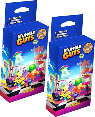 Produktbild von Panini Stumble Guys Karten Serie 2 - Sammelkarten Trading Cards - 2 Blister