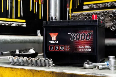 Produktbild von YUASA YBX3000 Starterbatterie 12V 72Ah 630A/EN D26 für Auto LKW Batterie