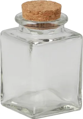 Produktbild von Glasflasche mit Korkdeckel 80ml