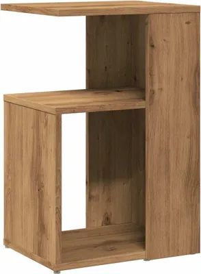 Zdjęcie produktu dla vidaXL Stolik boczny dębowy Artisan 36x30x56 cm materiał drewnopochodny