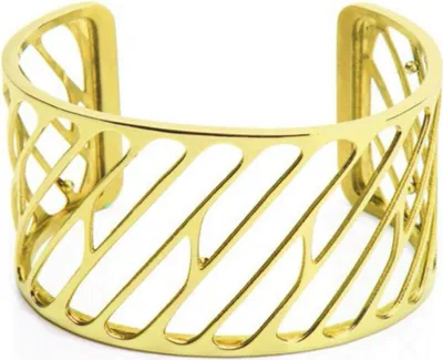 Produktbild von Damenarmreif TheRubz 16-100-669 Gold 35 mm