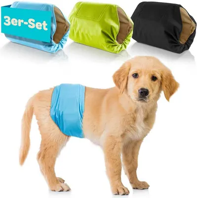 Produktbild von HUND IST KÖNIG® Hundewindeln für Rüden [3 Stk] | XS (Taille 23-32 cm)