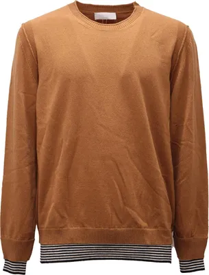 Imagen del producto de 9778AF - Suéter de lana para hombre, color camel, modelo "THE PULL"