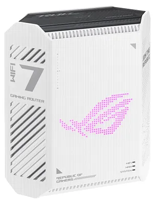 Produktbild von ASUS GS-BE7200, Wi-Fi 7 (802.11be), Dual-Band (2,4 GHz/5 GHz), Ethernet/LAN, Weiß, Schwarz, Tabletop-Router