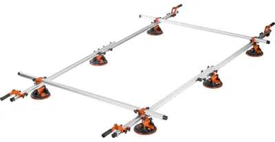 Zdjęcie produktu dla Duży zestaw do przenoszenia płytek 3600 mm + przyssawki KD11985