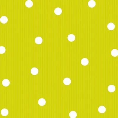 Image de Serviettes en papier Artebene Dots-rayures vert citron 33 x 33 cm