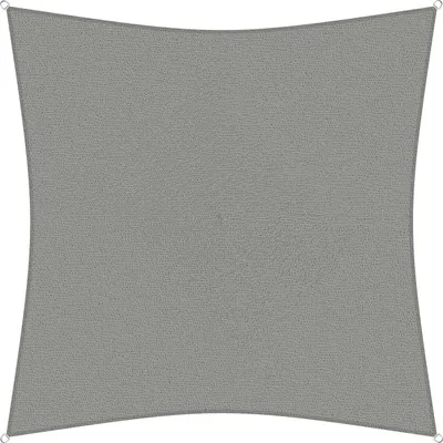 Produktbild von sunprotect 83226 Professional Sonnensegel 5 x 5 m Quadrat wind- & wasserdurchlässig, grausilber
