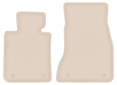Produktbild von DURBAN Beige Velours-Fußmatten vorne für BMW 5 G31 Kombi, Touring (2017-)