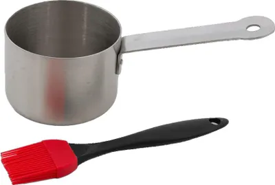Zdjęcie produktu dla Garnek ze stali nierdzewnej Barbecook ze szczotką