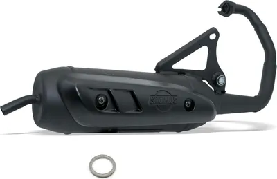 Produktbild von Auspuffanlage LeoVince SITOPLUS schwarzes Hitzeschild mit ABE für Yamaha BWS 50