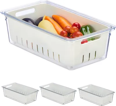 Produktbild von sada 4 organizérů do chladničky Relaxdays