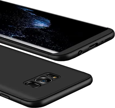Obrázok produktu pre 360° Full Cover 3v1 Slim Case ochranné puzdro puzdro na mobilný telefón puzdro na mobilný telefón shell ochrana pre Xiaomi Mi 8 v čiernej farbe