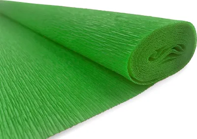 Imagen del producto de Krepina premium, color verde, de 200 x 50 cm, para decoración