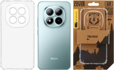 Productafbeelding van Tactische achterkantbescherming van TPU voor de Redmi Note 15 Pro 5G, transparant