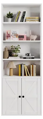 Produktbild von Hochschrank für Küche, Wohnzimmer und Esszimmer, 60 x 23,5 x 180 cm (2 Türen)