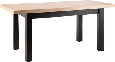 Zdjęcie produktu dla Stół rozkładany PRESTO 140(218)x80 dąb artisan/czarny
