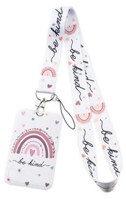 Produktbild von 1 Regenbogen-Lanyard + 1 Regenbogen-Kartenhalter