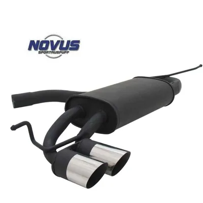 Image de Novus N Sport Silencieux d'échappement 2x76 rond vif pour VW Golf 5 6 1K PLUS