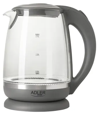 Wasserkocher 2L 2000W LED-Beleuchtung Kalkfilter