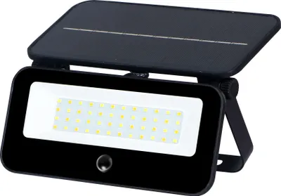 Zdjęcie produktu dla Lampa Solarna Ścienna GALIX, 1200 Lumenów, Czujnik Ruchu, Aluminium, 48 LED SMD 2835, Akumulator 2600mAh