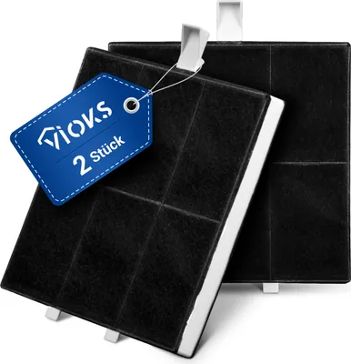 Produktbild von Aktivkohlefilter 2x passend wie Balay 00360732 Kohlefilter 225х220х24 mm für Dunstabzugshaube