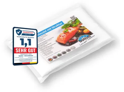 Produktbild von 200 Vakuumbeutel 20 x 30 cm für Lebensmittel geeignet für alle Vakuumierer