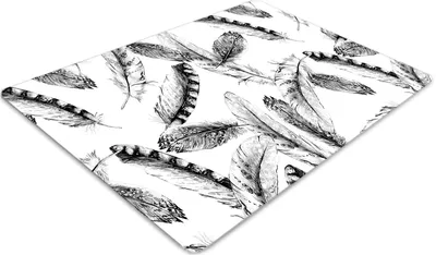 Obrázek produktu pro Podložka pod kancelářskou židli 120 cm x 90 cm Podložka pod kancelářskou židli - Plumage