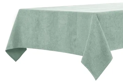 Immagine prodotto di Tovaglia verde menta, 140 x 240 cm, idrorepellente, in microfibra, forma rettangolare