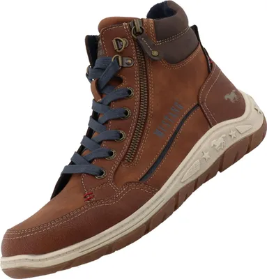 Image de Mustang Herren High Top Sneaker Braun