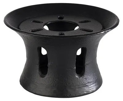 Produktbild von APS 10994 Stövchen ASIA, abnehmbarer Deckel, Ø 13 cm, Höhe 7,5 cm, Gusseisen, schwarz
