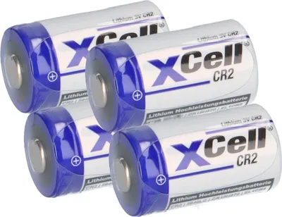 Immagine prodotto di 4x XCell fotobatteria CR2 al litio 3V 850mAh CR15H CR15H270 CR17355 DLCR2 CR15H270