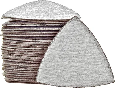 Produktbild von MioTools Shark Klett-Schleifblätter, 82 mm, f. Deltaschleifer, Normalkorund (50 Stk.) K40