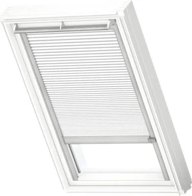 Obrázek produktu pro Plisé roleta na střešní okno VELUX na solární pohonPK06 1045K bílá