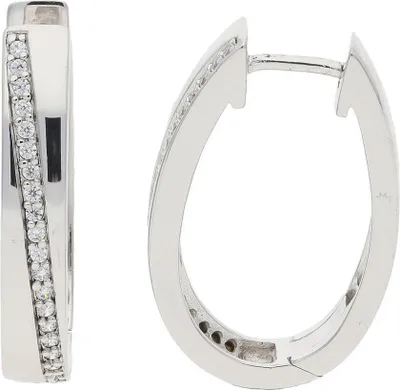 Produktbild von Creolen Silber 925 Zirkonia JL10-06-3378 JuwelmaLux