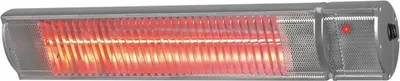 Obrázek produktu pro Eurom Golden 2200 Comfort RCD, Halogenové elektrické vytápění, Halogenový plyn, IP65, Vnitřní a venkovní, Zeď, Nerezová ocel