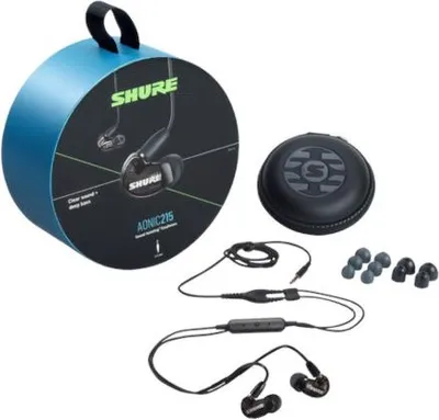 Productafbeelding van Shure AONIC 215 - In-ear hoofdtelefoon met individuele drivers en 3,5 mm kabel (zwart)