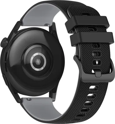 Obrázok produktu pre Avizar, dvojfarebné silikónové náramky pre hodinky Huawei Watch GT3 46mm, farba: sivá