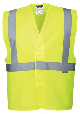 Image de Gilet 1 Bande & Baudrier Couleur : Jaune Taille L/xl - Portwest