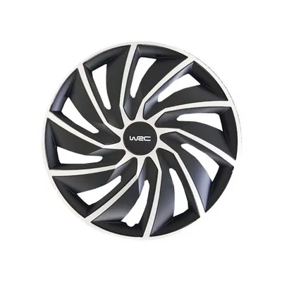 Produktbild von 16" Zoll Radkappen Schwarz Silber Radzierblenden Radblenden 007599 WRC